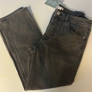 NWT H&M Dark Gray Straight Leg Jeans